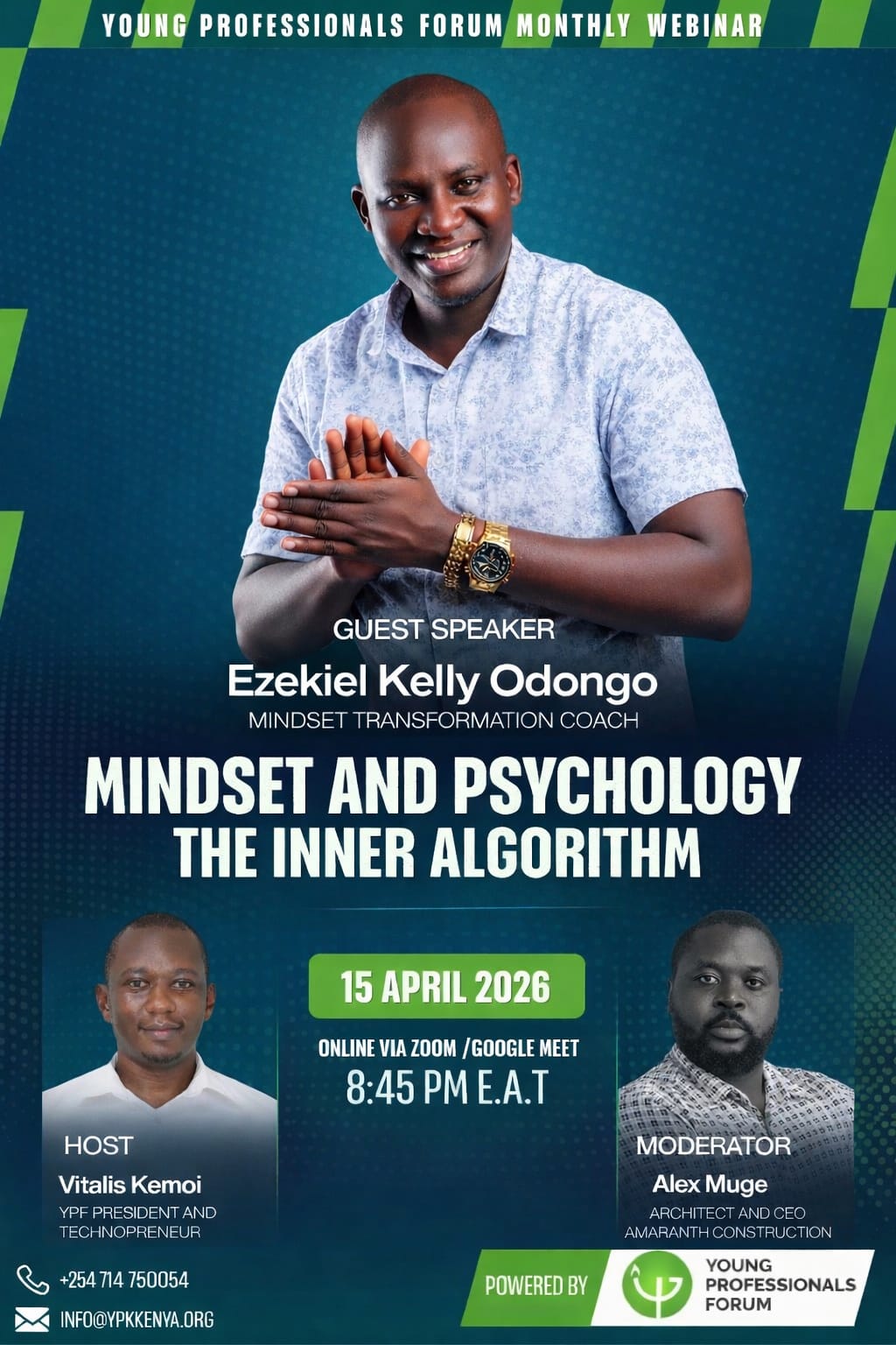 YPF Monthly Webinar – Mindset and Psychology